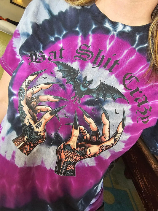 Bat Shit Crazy - Margaret Tie Dye Style