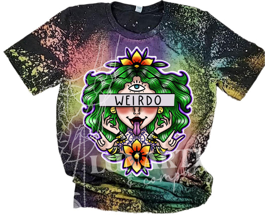 Weirdo - Reverse Tie Dye T-Shirt